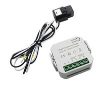QWAMBVZE Tuya App Smart Two-Way Bilateral WiFi Energy Meter AC110V 220V with Clamp CT KWh Power Electricity Consumption (D)