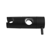 QWAXTRIW Adjustable Black Shower Head Holder for 20 25mm Sliding Bar Height Angle Adjustable Spray Mount Replacement Shower Part TL2023 B20MM Durable and Stylish