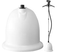 QWAXTRIW Floor Standing Vertical Steamer,Upright Garment Steamer, with Anti-Slip Hanger, 1750W Powerful Clothes Steamer 45S Fast Heating Removes Creases (White)