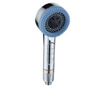 QWAXTRIW High Pressure Handheld Shower Head 5 Spray Modes Rainfall Water Release with One Click Filtered Shower Accessory for Bathroom Thermostatic Column (B 26x13.5x6CM)