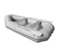 QWAXTRIW Inflatable Kayak, 2 Person Water Touring Portable Dinghy with Aluminum Oars, Foldable Excursion Boat for Fishing Or Playing On Lakes Rivers