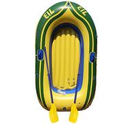 QWAXTRIW Kayak, Inflatable Fishing Boat 130Kg Load Capacity, PVC Canoe Two Person Kayak Thickness Of 0.38mm, Boat Raft Dinghy Rowing Boats for Adults
