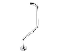 QWAXTRIW Matte Black Stainless Steel Shower Arm Durable Multi Functional Wall Mounted Design for Home and Hotel Bathrooms Modern Elegant and Convenient