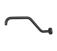 QWAXTRIW Matte Black Stainless Steel Shower Arm Wall Mounted Multi Function Durable & Convenient for Home and Hotel Bathrooms Easy Installation Modern Design