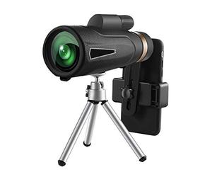 QWAXTRIW QWAXTRIW 12x50 Telescope Monocular Monocular Binoculars Clear Weak Night Vision Telescope with Smart Phone Holder for Camping