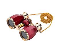 QWAXTRIW QWAXTRIW 4X30 Binocular Telescope Opera Glasses Coated Theater Glass Retro Binocular with Chain Telescopio Lady Gifts 4 Colors