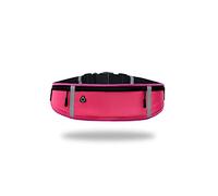 QWAXTRIW QWAXTRIW Ultra-Slim Unisex Waist Belt Bag for Outdoor Activities - Waterproof and Portable - Perfect for Both Men and Women - Pink