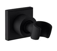 QWAXTRIW Stainless Steel 360° Rotatable Handheld Shower Head Holder Wall Mount Square Shower Holder for Easy Installation and Adjustable Positioning