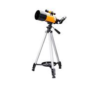 QWAXTRIW Telescope Astronomical Telescope, Gazing Entry-Level Space Telescope for Children and Students,Telescopes for Adults,70mm Aperture 400mm AZ Mount, The Best Gift for Children,Yellow Telescope