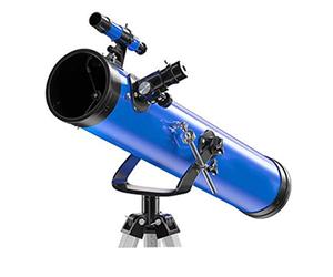 QWAXTRIW Telescope Reflectors Astronomical Telescope,Telescope for Kids,telescopes for Astronomy Beginners,Portable Telescope with 3pcs Eyepiece (Blue C) Telescope