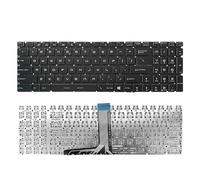 QWCOZSY Laptop parts Laptop Replacement Keyboard for MSI GL65 MS-16JB/16P5/16H8/16k2/16U7/16K4 7RFX GL63M(White No Backlit)