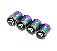 QWCPHGWZ 4 Pcs Car Tyre Valve Caps for Citroen C3 2002-2025,Car Dust Caps Tyre Accessories,Multi-colored