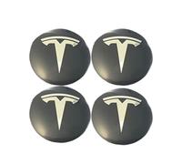 QWCPHGWZ 4Pcs Car Hub Centre Caps for Tesla Model,Water Proof Anti-rust Wheel Center Hub Cap Car Styling Rims Cover,65mm-Grey