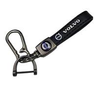 QWCPHGWZ Car Keychain Keyring for Volvo V40 2000-2025,Replacement Key Fob Holder Key Ring Accessory Car Logo Keychain Suede