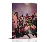 QWCWZPPZ Bini Singer Music Album Cover Canvas Poster Wall Art Decorative Painting Bedroom Painting Posters12x18inch(30x45cm) Frame-style