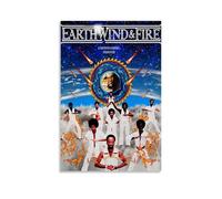 QWCWZPPZ Earth, Wind & Fire Singer Music Album Cover Canvas Poster Wall Art Decorative Painting Bedroom Painting Posters08x12inch(20x30cm) Unframe-style