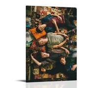 QWCWZPPZ Glass Animals Singer Music Album Cover Canvas Poster Wall Art Decorative Painting Bedroom Painting Posters16x24inch(40x60cm) Frame-style