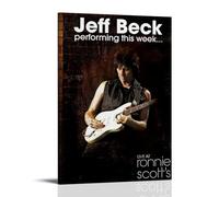 QWCWZPPZ Jeff Beck Singer Music Album Cover Canvas Poster Wall Art Decorative Painting Bedroom Painting Posters24x36inch(60x90cm) Frame-style