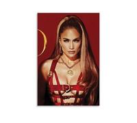 QWCWZPPZ Jennifer Lopez Singer Music Album Cover Canvas Poster Wall Art Decorative Painting Bedroom Painting Posters12x18inch(30x45cm) Unframe-style