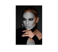 QWCWZPPZ Jennifer Lopez Singer Music Album Cover Canvas Poster Wall Art Decorative Painting Bedroom Painting Posters24x36inch(60x90cm) Unframe-style