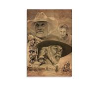 QWCWZPPZ Lonesome Dove Classic Movies And TV Series Canvas Poster Wall Art Decorative Painting Bedroom Painting Posters08x12inch(20x30cm) Unframe-style