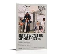 QWCWZPPZ One Flew Over The Cuckoo's Nest Classic Movies And TV Series Canvas Poster Wall Art Decorative Painting Bedroom Painting Posters12x18inch(30x45cm) Frame-style