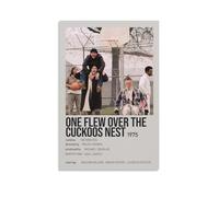 QWCWZPPZ One Flew Over The Cuckoo's Nest Classic Movies And TV Series Canvas Poster Wall Art Decorative Painting Bedroom Painting Posters16x24inch(40x60cm) Unframe-style