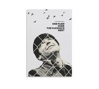 QWCWZPPZ One Flew Over The Cuckoo's Nest Classic Movies And TV Series Canvas Poster Wall Art Decorative Painting Bedroom Painting Posters08x12inch(20x30cm) Unframe-style