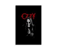 QWCWZPPZ Ozzy Osbourne Singer Music Album Cover Canvas Poster Wall Art Decorative Painting Bedroom Painting Posters08x12inch(20x30cm) Unframe-style