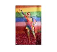 QWCWZPPZ Paris Hilton Singer Music Album Cover Canvas Poster Wall Art Decorative Painting Bedroom Painting Posters12x18inch(30x45cm) Unframe-style