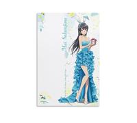 QWCWZPPZ Rascal Does Not Dream of Bunny Girl SenpaiClassic Popular Anime Series Canvas Poster Wall Art Decorative Painting Bedroom Painting Posters20x30inch(50x75cm) Unframe-style