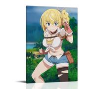 QWCWZPPZ Reborn As A Vending Machine, I Now Wander The DungeonClassic Popular Anime Series Canvas Poster Wall Art Decorative Painting Bedroom Painting Posters20x30inch(50x75cm) Frame-style