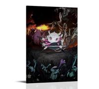 QWCWZPPZ So I'm A Spider, So WhatClassic Popular Anime Series Canvas Poster Wall Art Decorative Painting Bedroom Painting Posters20x30inch(50x75cm) Frame-style