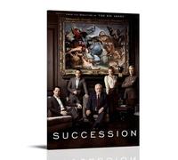 QWCWZPPZ Succession Classic Movies And TV Series Canvas Poster Wall Art Decorative Painting Bedroom Painting Posters20x30inch(50x75cm) Frame-style