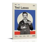 QWCWZPPZ Ted Lasso Classic Movies And TV Series Canvas Poster Wall Art Decorative Painting Bedroom Painting Posters12x18inch(30x45cm) Frame-style