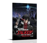 QWCWZPPZ The Most Notorious Talker Runs The World's Greatest ClanClassic Popular Anime Series Canvas Poster Wall Art Decorative Painting Bedroom Painting Posters16x24inch(40x60cm) Frame-style