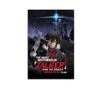 QWCWZPPZ The Most Notorious Talker Runs The World's Greatest ClanClassic Popular Anime Series Canvas Poster Wall Art Decorative Painting Bedroom Painting Posters16x24inch(40x60cm) Unframe-style