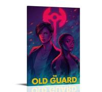 QWCWZPPZ The Old Guard Classic Movies And TV Series Canvas Poster Wall Art Decorative Painting Bedroom Painting Posters20x30inch(50x75cm) Frame-style