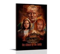 QWCWZPPZ The Silence of The Lambs Classic Movies And TV Series Canvas Poster Wall Art Decorative Painting Bedroom Painting Posters20x30inch(50x75cm) Frame-style