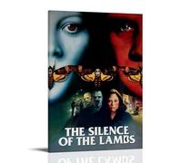 QWCWZPPZ The Silence of The Lambs Classic Movies And TV Series Canvas Poster Wall Art Decorative Painting Bedroom Painting Posters24x36inch(60x90cm) Frame-style