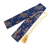QWdfgS Martial Arts Sword Bag, Tai Chi Carry Case, Silk 53 inch Japanese Katana Samurai Sword Storage Bag Carrying with Golden Tassel,U(K)