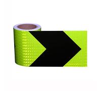 QWdfgS Reflective tape Adhesive Hazard Warning Tape High Intensity Reflector Tape Marking Tape for Outdoor Steps(Black Green)