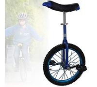 QWdfgS unicycle, 16/18/20 Inch Wheel Unicycle, Non-Slip Wheels, with Alloy Rim Extra Thick Tire, Adjustable Seat, for Outdoor Sports Fitness Exercise Health(Blue,16inch)