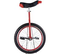 QWdfgS unicycle, 24/20/18/16 Inch Unicycle, Unicycles for Adults, with Alloy Rim Extra Thick Tire, Adjustable Seat, for Outdoor Sports Fitness Exercise Health(Red,18inches)