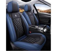 QWEDFSD Car Seat Covers for Ford Puma ST-Line X 2020-2024,NonSlip Waterproof Full Set Seat Protectors,All-Weather Use Breathable Auto Seat Cushions,Airbag Compatible,A/BlueBlack