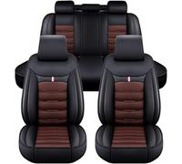 QWEDFSD Car Seat Covers Full Set For Alpine A290 (AB 2024),All Weather Leather Waterproof Front Rear Seat Protectors,Car Soft Comfortable Seat Covers, C/Dark Brown