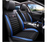 QWEDFSD Waterproof PU Leather Car Seat for Renault Kangoo 3.0 Petrol 1997-2025,Covers Full Set Breathable Wear Resistant Airbag Compatible Auto Protector Cushions, blue-black/B