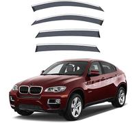 QWEDFSD Window Rain Guard for BMW X6 E71 2008-2014,Side Wind Deflectors Ventshade Weather Shield Car Accessories Built to Last Rain Awning
