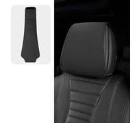 QWEERASS 2 Pcs Car Headrest Covers, for Audi Q2 Q3 Q4 2025 2024-2025 Dustproof Car Head Rest Covers Washable Elasticated Car Seat Covers for Front and Rear Head Protector,A