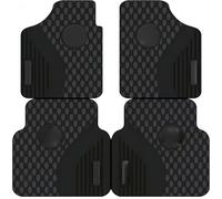 QWEERASS 4 pcs Car Floor Mats,for Ford Focus St Mk4 Focus Mk2 S Focus MK3 MK4 Focus MK3 All-Weather Premium Quality Car Mats, Easy To Clean, Anti-Slip Back,Heel Pad,Waterproof Durable Carpe